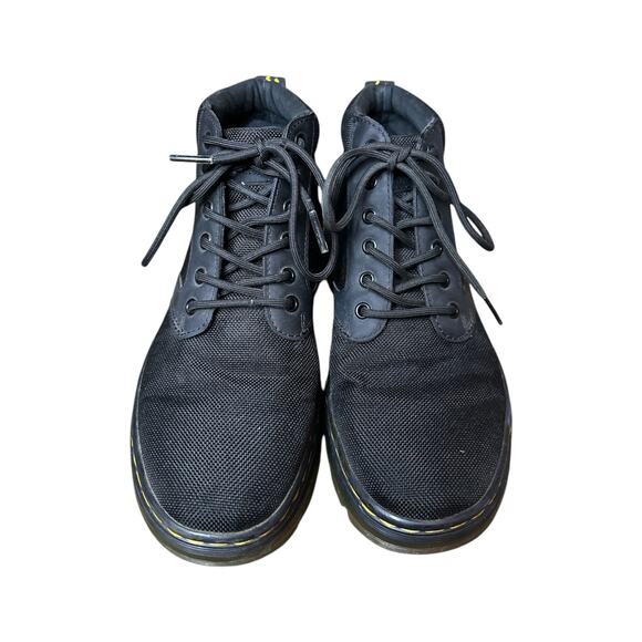 Dr. Marten’s Men’s Black Woven ‘Bonny’ Poly Casual Lace Up Combat Boots Size 5 - Picture 5 of 9